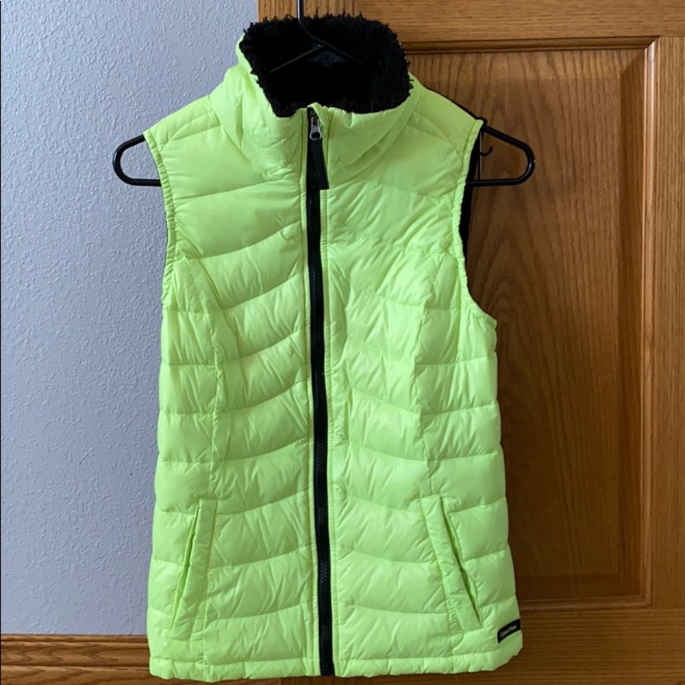 Yellow Vest. Size Small. Calvin Klein.